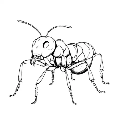 Ant Silhouette SVG Design | SVG Files for Cricut & Print