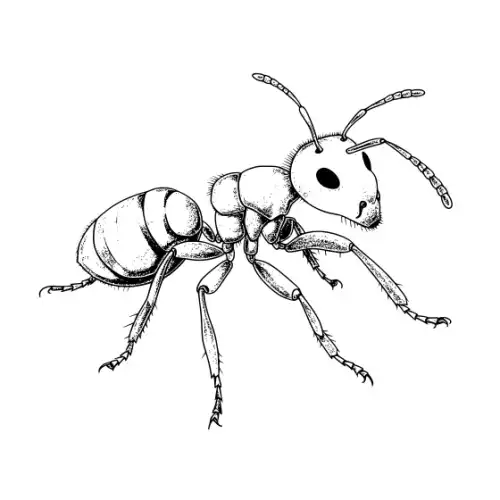 Ant Silhouette SVG Design | SVG Files for Cricut & Print