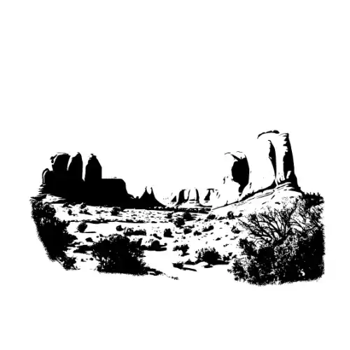 Arches National Park Silhouette SVG Design | SVG Files for Cricut & Print