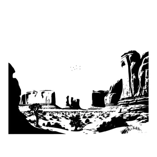 Arches National Park Silhouette SVG Design | SVG Files for Cricut & Print