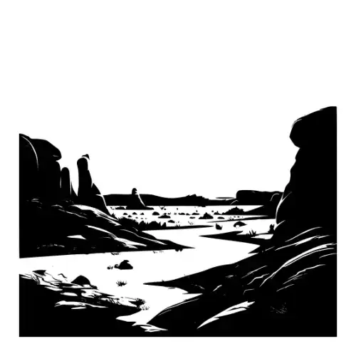 Arches National Park Silhouette SVG Design | SVG Files for Cricut & Print