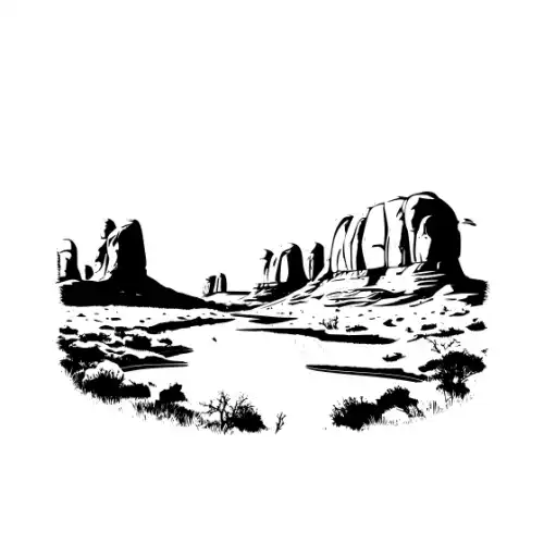 Arches National Park Silhouette SVG Design | SVG Files for Cricut & Print