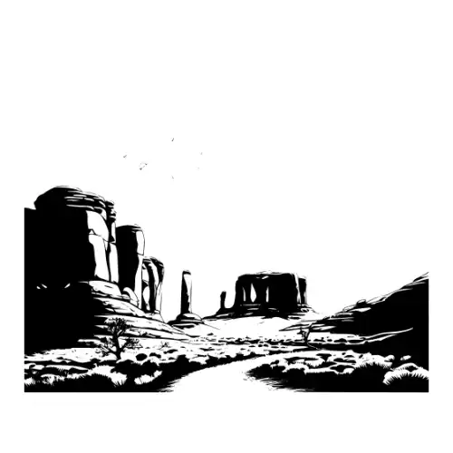 Arches National Park Silhouette SVG Design | SVG Files for Cricut & Print