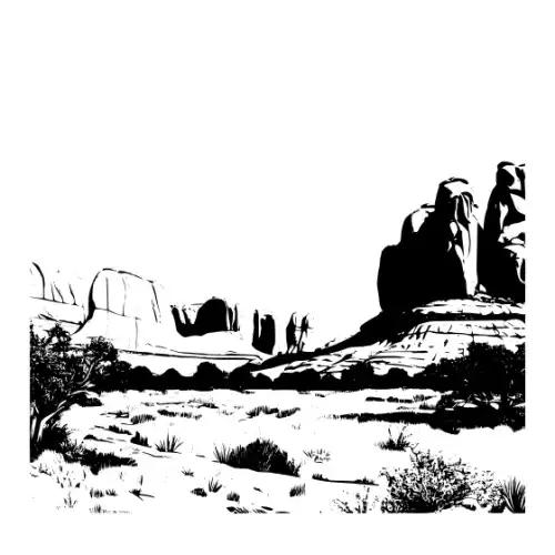 Arches National Park Silhouette SVG Design | SVG Files for Cricut & Print