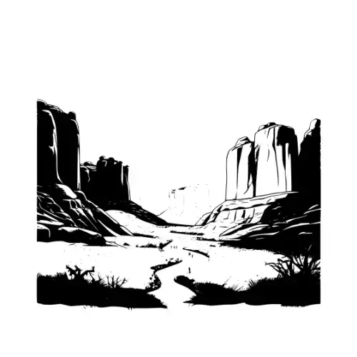 Arches National Park Silhouette SVG Design | SVG Files for Cricut & Print