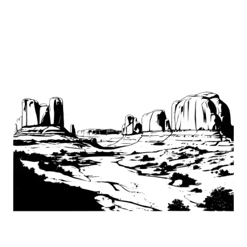 Arches National Park Silhouette SVG Design | SVG Files for Cricut & Print