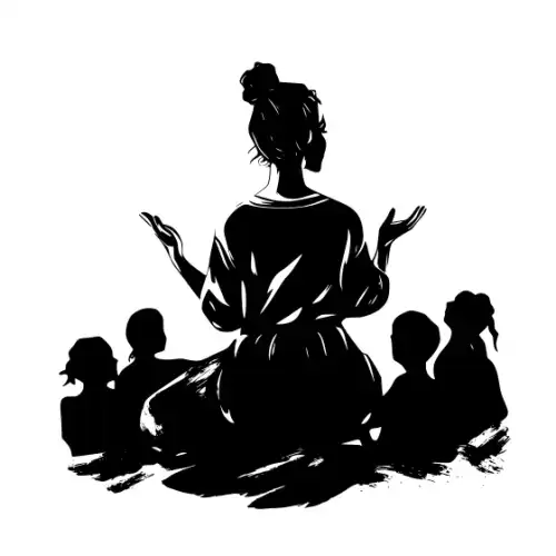 Artist Woman Silhouette SVG Design | SVG Files for Cricut & Print