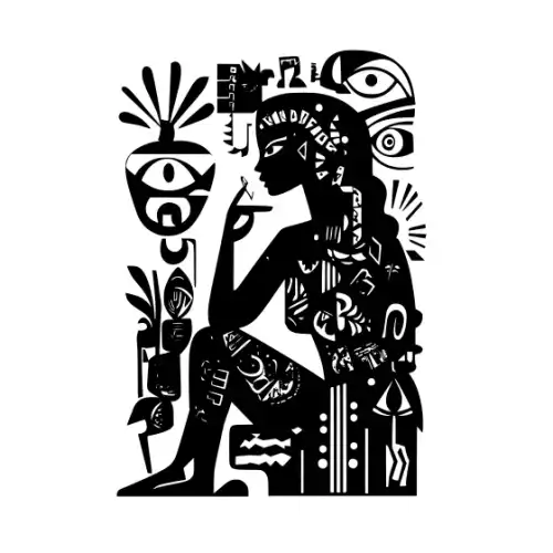 Artist Woman Silhouette SVG Design | SVG Files for Cricut & Print