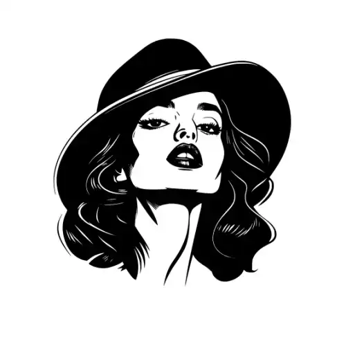 Artist Woman Silhouette SVG Design | SVG Files for Cricut & Print