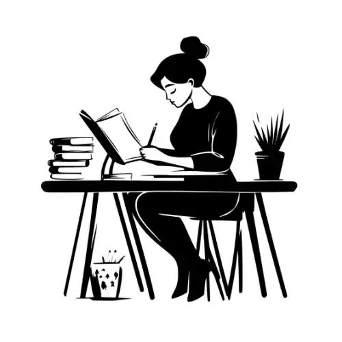 Artist Woman Silhouette SVG Design | SVG Files for Cricut & Print