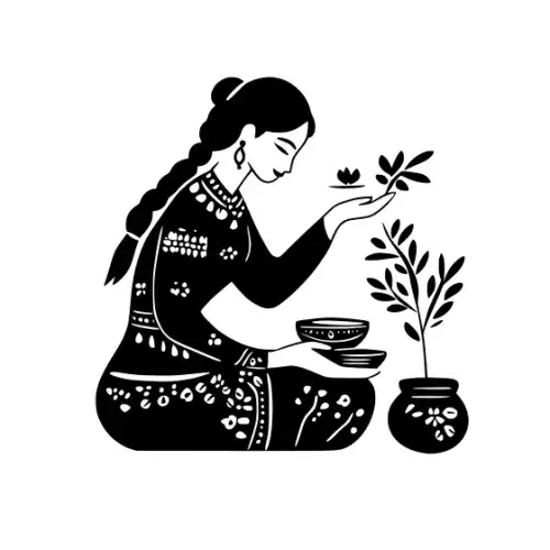 Artist Woman Silhouette SVG Design | SVG Files for Cricut & Print