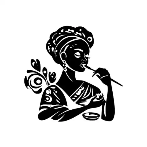 Artist Woman Silhouette SVG Design | SVG Files for Cricut & Print