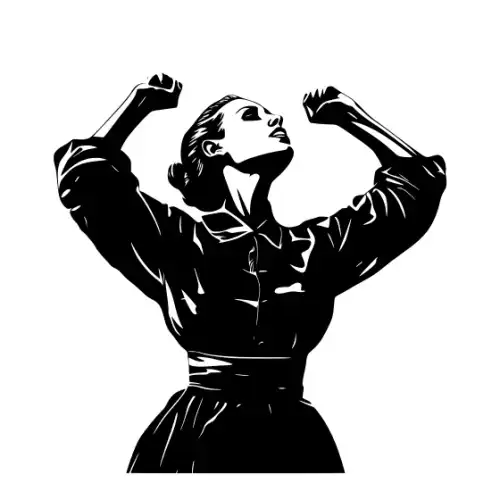 Artist Woman Silhouette SVG Design | SVG Files for Cricut & Print