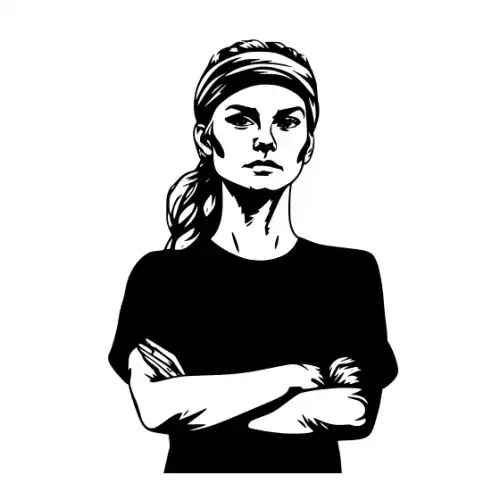 Artist Woman Silhouette SVG Design | SVG Files for Cricut & Print