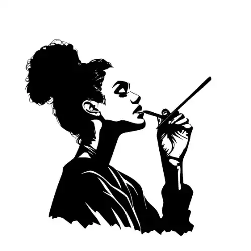 Artist Woman Silhouette SVG Design | SVG Files for Cricut & Print