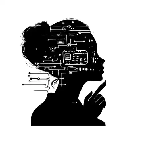 Artist Woman Silhouette SVG Design | SVG Files for Cricut & Print