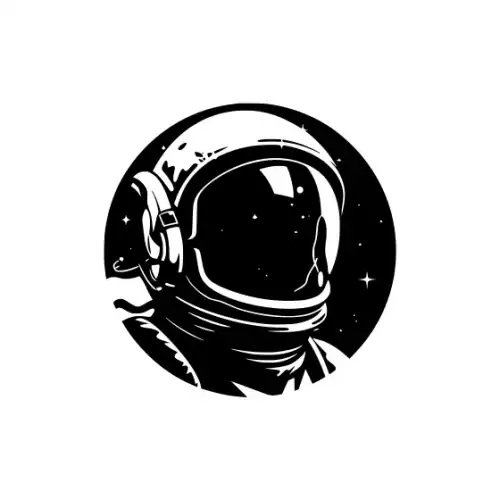 Astronaut Silhouette SVG Design | SVG Files for Cricut & Print