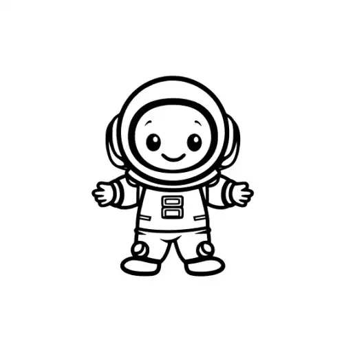 Astronaut Silhouette SVG Design | SVG Files for Cricut & Print