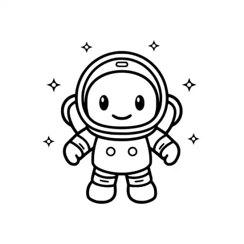 Astronaut Silhouette SVG Design | SVG Files for Cricut & Print