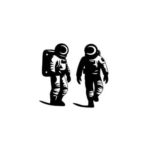 Astronaut Silhouette SVG Design | SVG Files for Cricut & Print