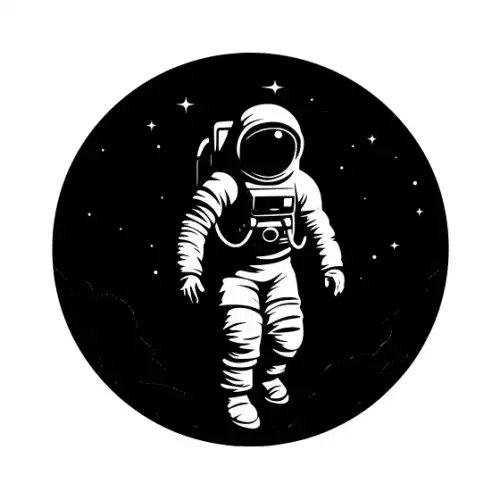 Astronaut Silhouette SVG Design | SVG Files for Cricut & Print