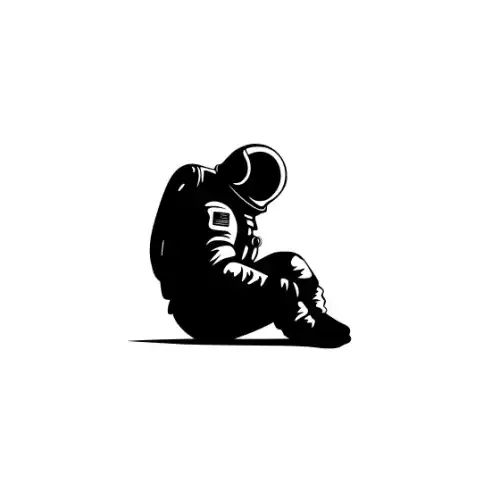 Astronaut Silhouette SVG Design | SVG Files for Cricut & Print