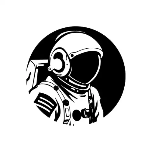 Astronaut Silhouette SVG Design | SVG Files for Cricut & Print