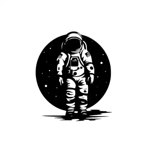 Astronaut Silhouette SVG Design | SVG Files for Cricut & Print