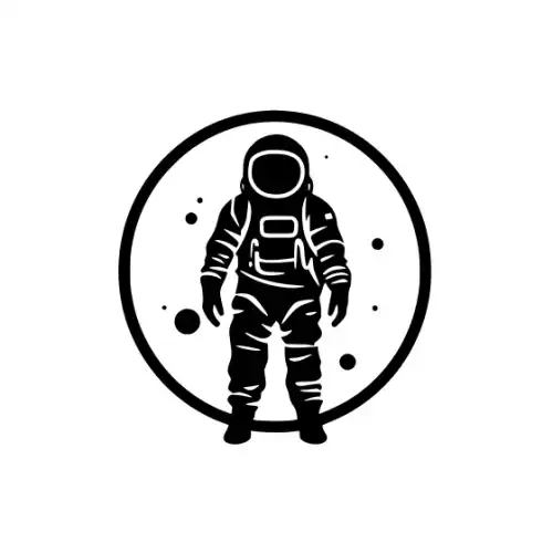 Astronaut Silhouette SVG Design | SVG Files for Cricut & Print