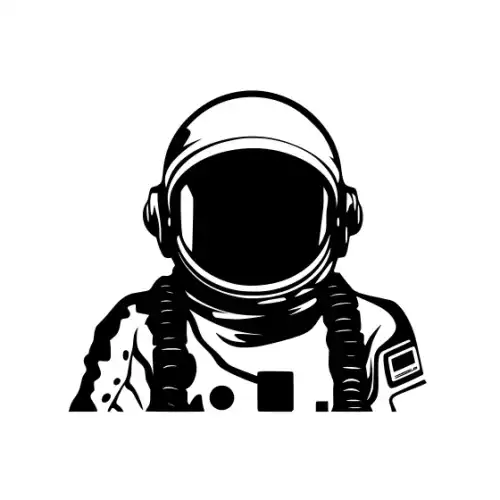 Astronaut Silhouette SVG Design | SVG Files for Cricut & Print