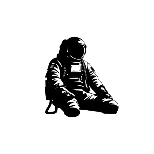Astronaut Silhouette SVG Design | SVG Files for Cricut & Print