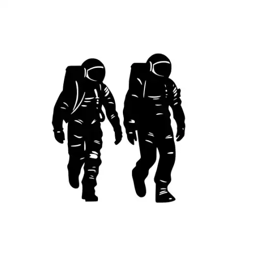Astronaut Silhouette SVG Design | SVG Files for Cricut & Print