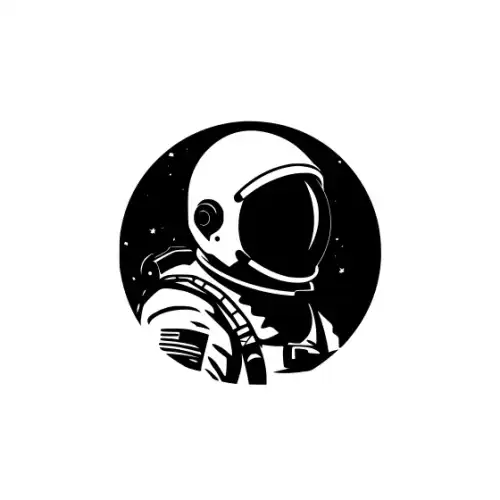 Astronaut Silhouette SVG Design | SVG Files for Cricut & Print