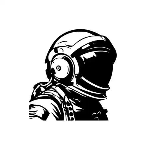Astronaut Silhouette SVG Design | SVG Files for Cricut & Print