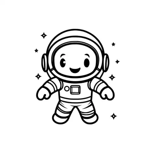 Astronaut Silhouette SVG Design | SVG Files for Cricut & Print