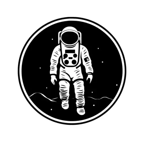 Astronaut Silhouette SVG Design | SVG Files for Cricut & Print