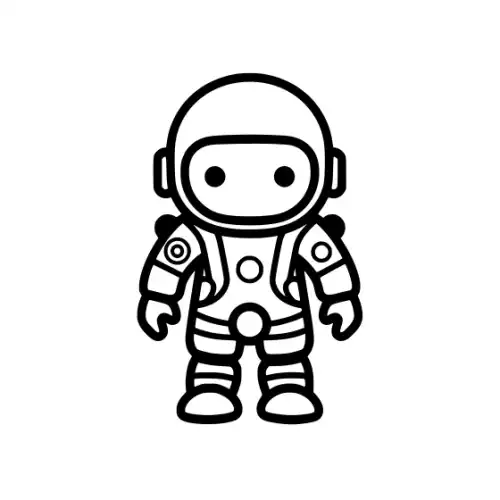 Astronaut Silhouette SVG Design | SVG Files for Cricut & Print