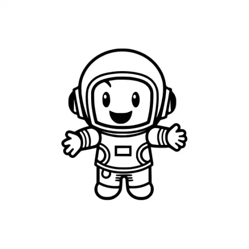 Astronaut Silhouette SVG Design | SVG Files for Cricut & Print