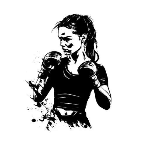 Athlete Woman Silhouette SVG Design | SVG Files for Cricut & Print