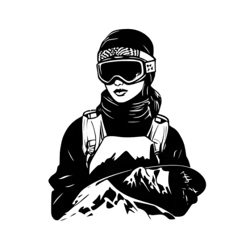 Athlete Woman Silhouette SVG Design | SVG Files for Cricut & Print