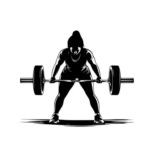 Athlete Woman Silhouette SVG Design | SVG Files for Cricut & Print