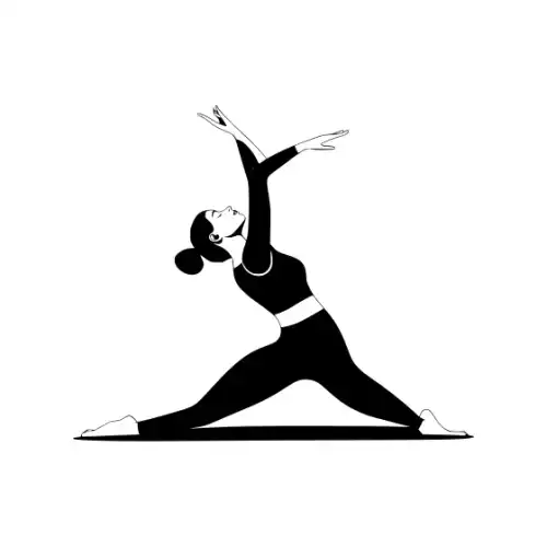 Athlete Woman Silhouette SVG Design | SVG Files for Cricut & Print