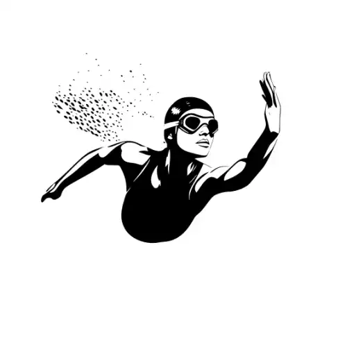 Athlete Woman Silhouette SVG Design | SVG Files for Cricut & Print