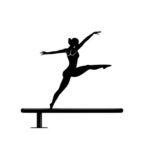 Athlete Woman Silhouette SVG Design | SVG Files for Cricut & Print