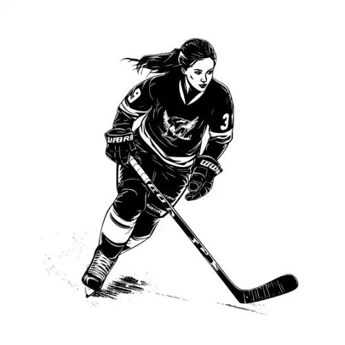 Athlete Woman Silhouette SVG Design | SVG Files for Cricut & Print