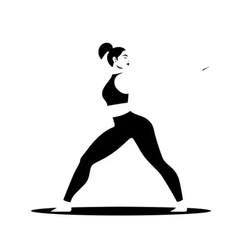 Athlete Woman Silhouette SVG Design | SVG Files for Cricut & Print