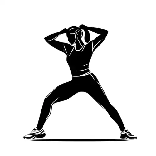 Athlete Woman Silhouette SVG Design | SVG Files for Cricut & Print