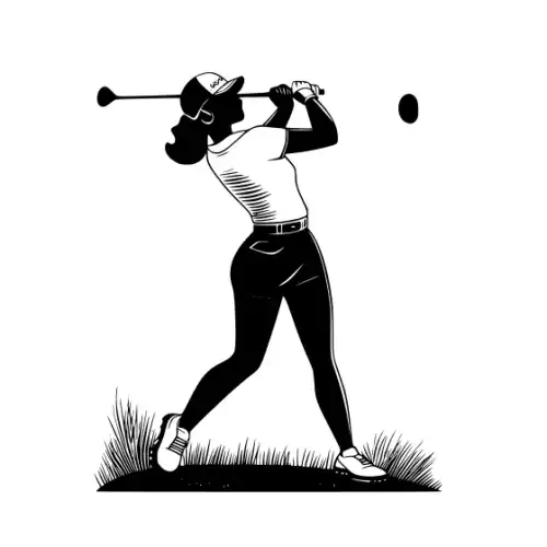 Athlete Woman Silhouette SVG Design | SVG Files for Cricut & Print