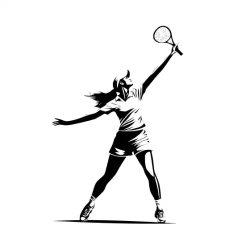 Athlete Woman Silhouette SVG Design | SVG Files for Cricut & Print