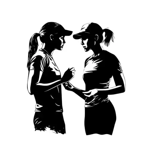 Athlete Woman Silhouette SVG Design | SVG Files for Cricut & Print